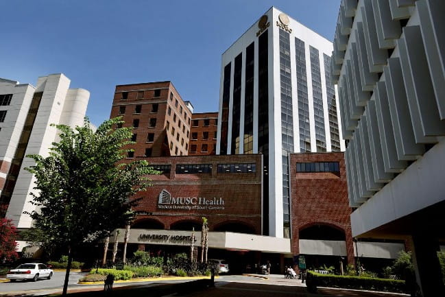 Exterior of the Downtown MUSC Hospital Campus